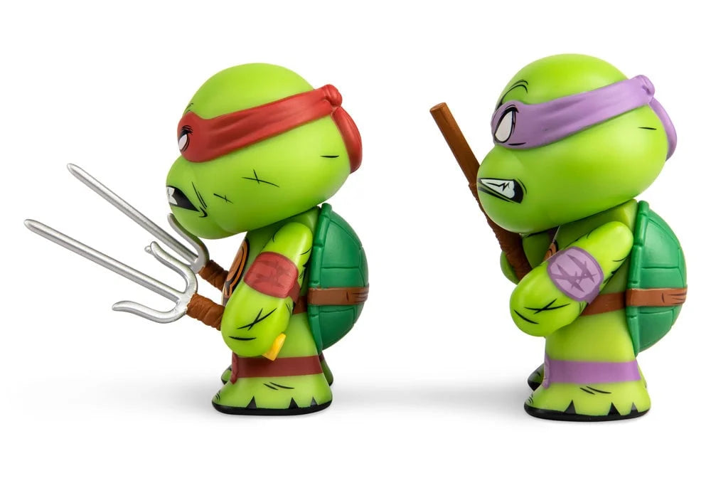 Kidrobot- Nickelodeon- Teenage Mutant Ninja Turtles- Raphael & Donatello (2-pack)