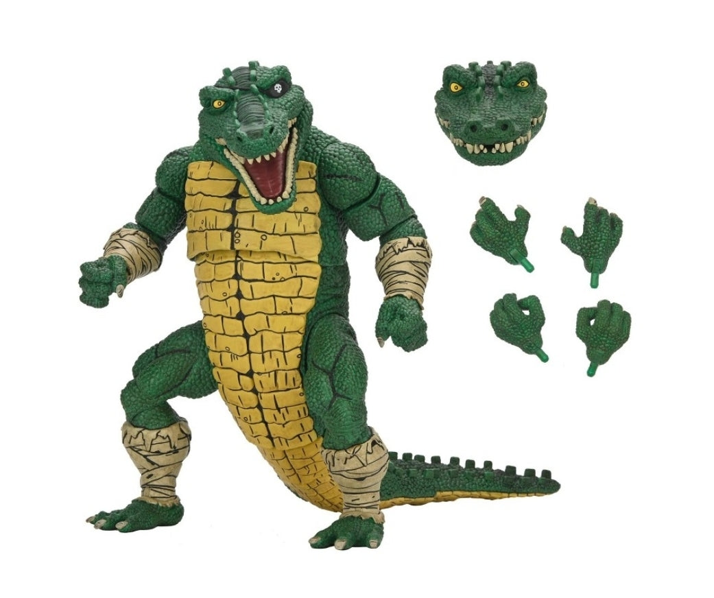 Teenage Mutant Ninja Turtles- Deluxe Leatherhead (NECA): Eastman and Laird's