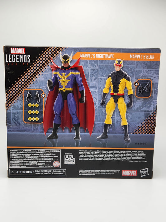 Marvel Legends Series Collection- Marvel Avengers: Marvel's Nighthawk & Marvel's Blur (2-pack)