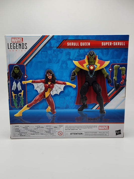 Marvel Legends Series Collection- Marvel Avengers: Skrull Queen & Super-Skrull (2-pack)