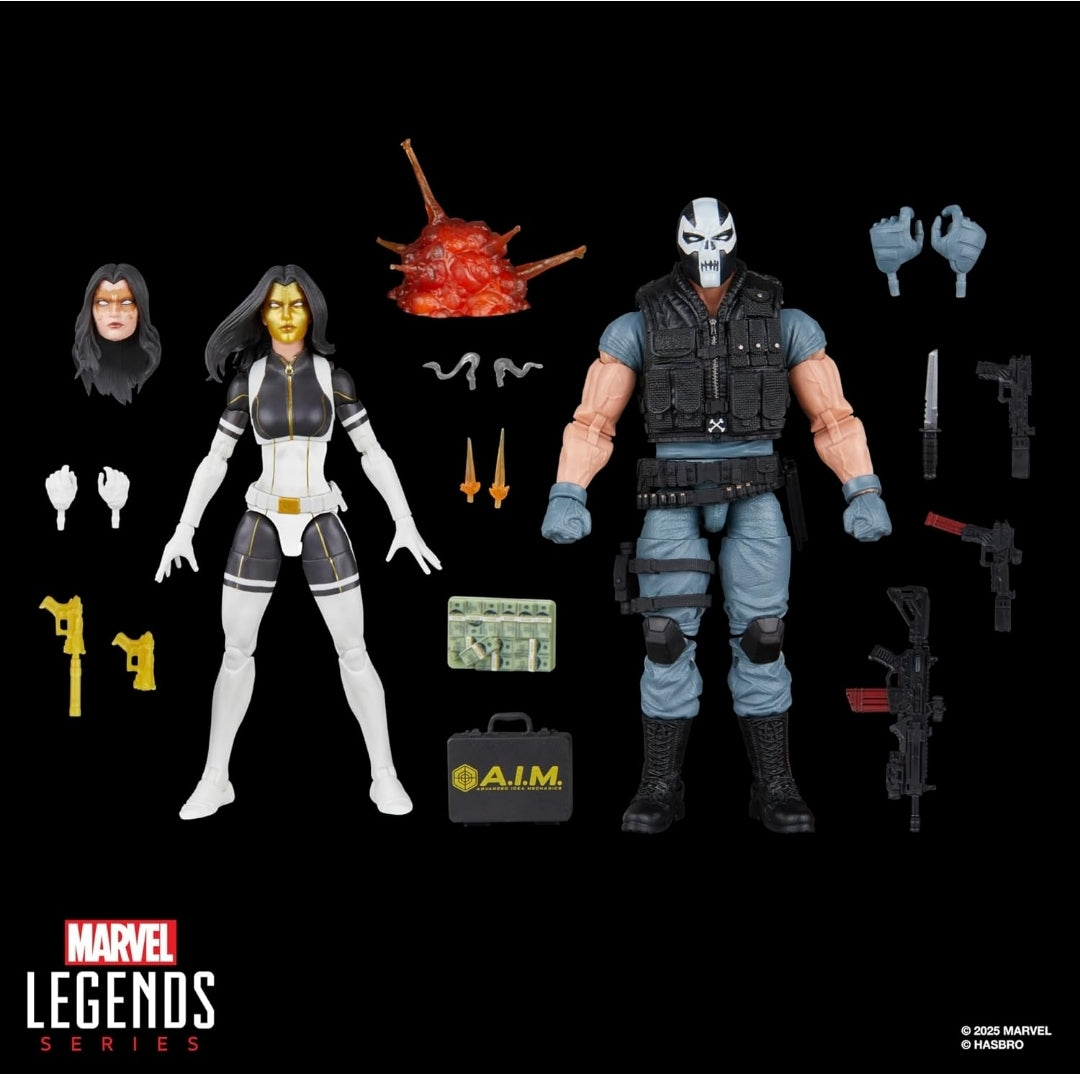 Marvel Legends Series- Madame Masque & Crossbones (Marvel Super-Villains) 2pack
