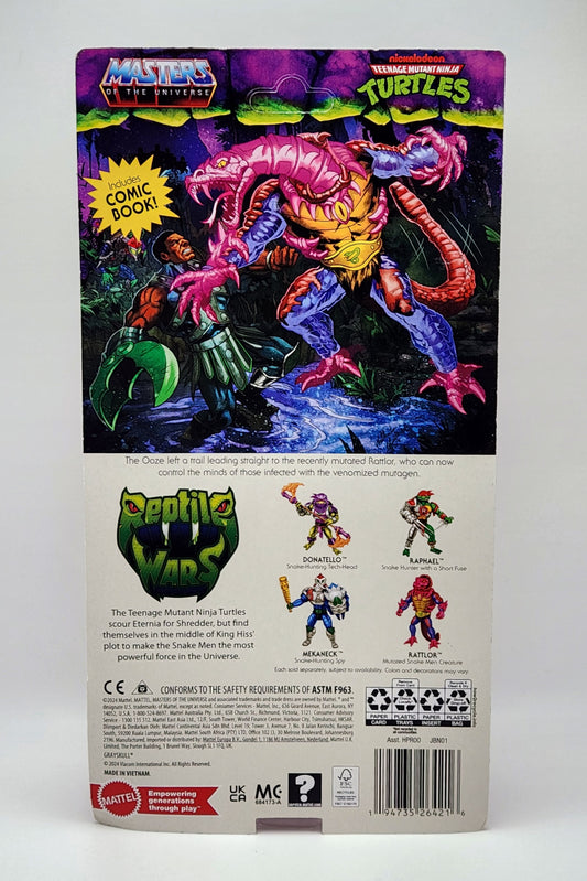Teenage Mutant Ninja Turtles x Masters of the Universe- Turtles of Grayskull: Rattlor