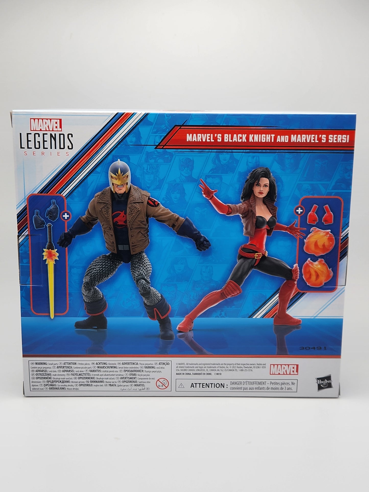 Marvel Legends Series Collection- Marvel Avengers: Marvel's Black Knight & Sersi (2-pack)