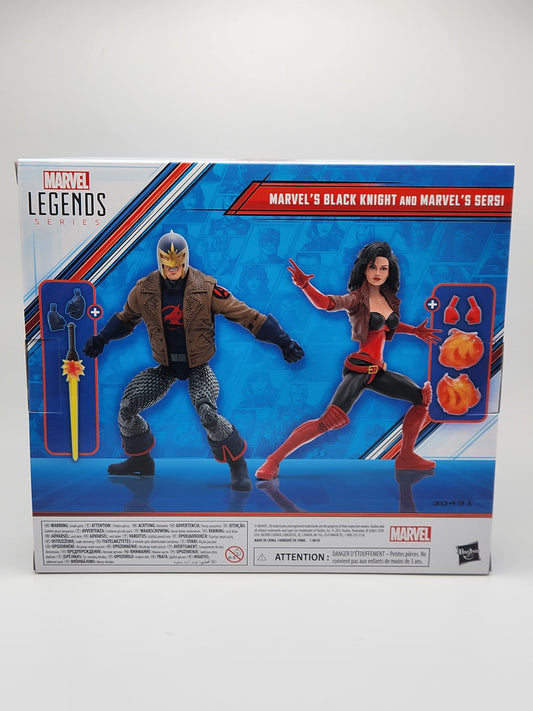 Marvel Legends Series Collection- Marvel Avengers: Marvel's Black Knight & Sersi (2-pack)