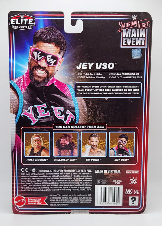 WWE Elite Collection Series- Saturday Night's Main Event Series 1- Jey Uso (YEET)
