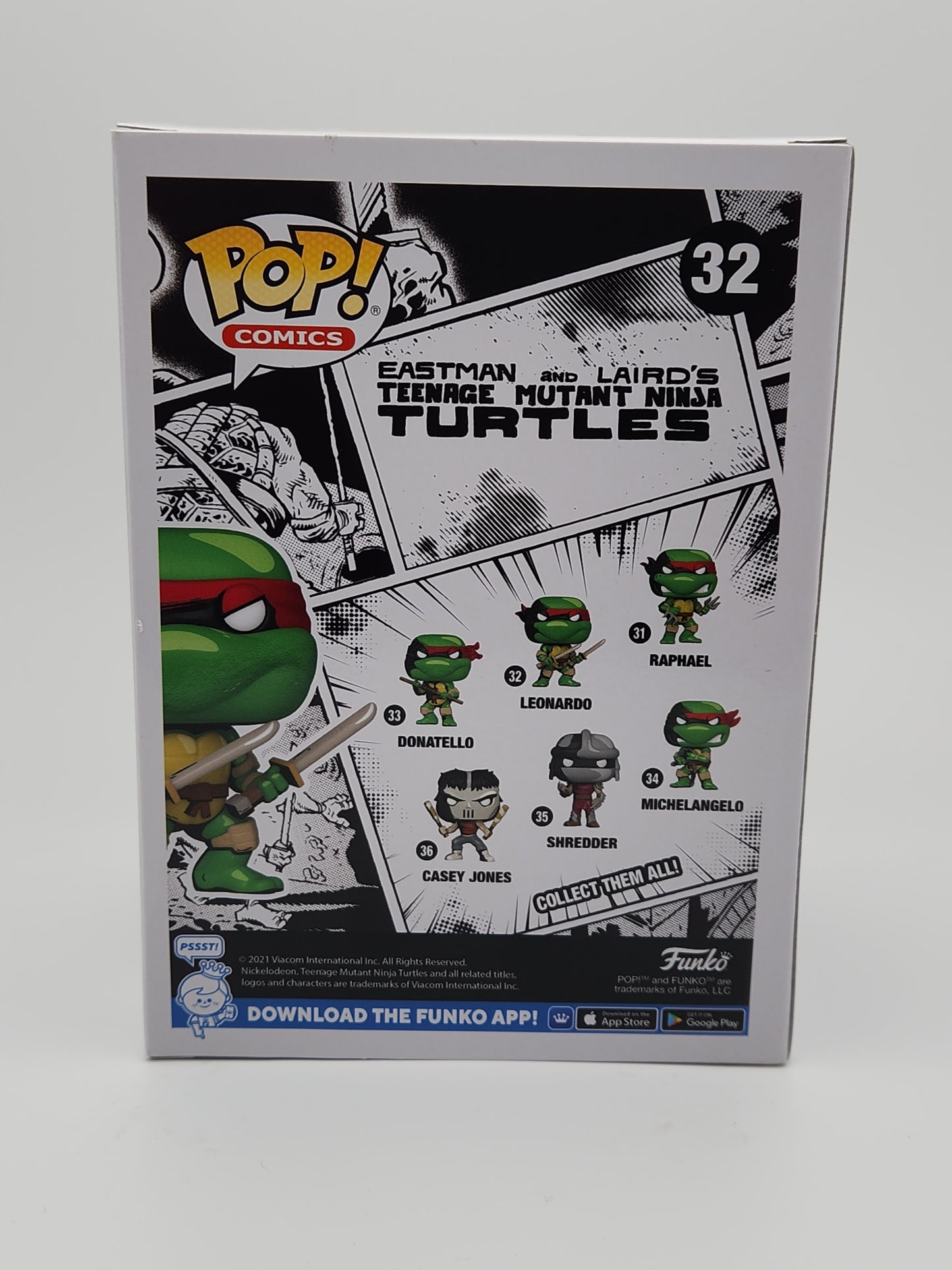 Funko Pop! Comics- Teenage Mutant Ninja Turtles: Leonardo (Eastman & Laird's)