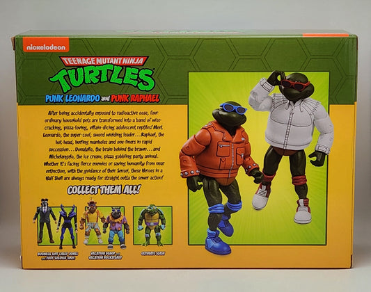 Teenage Mutant Ninja Turtles- Punk Leonardo and Punk Raphael (2-pack) NECA