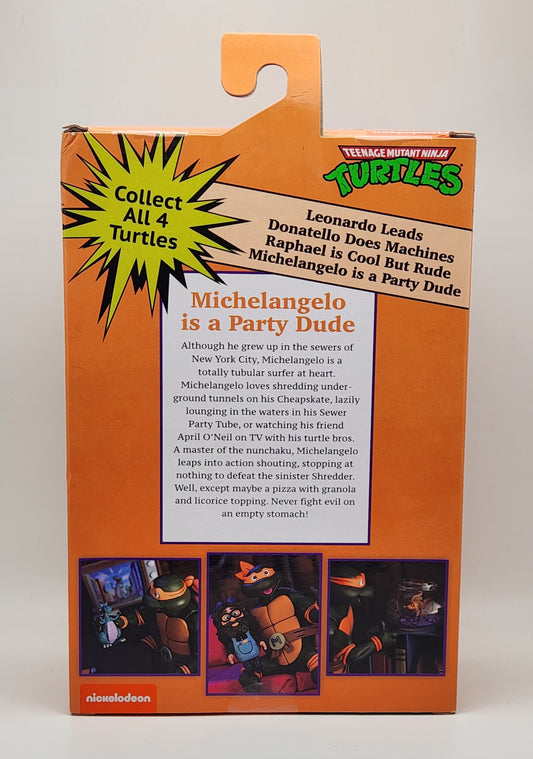 Teenage Mutant Ninja Turtles- Party Dude Michelangelo (NECA) Pizza Club