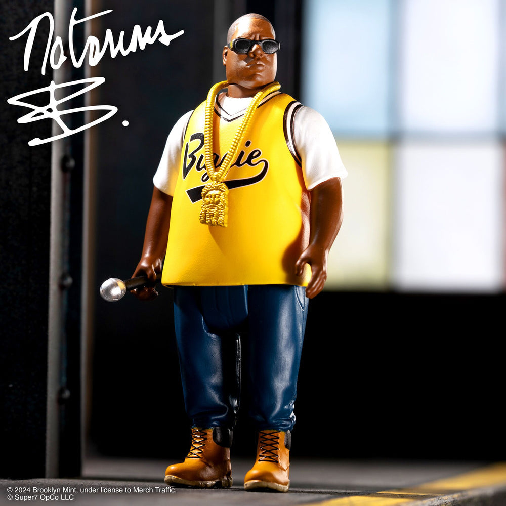 Super7 Reaction- The Notorious B.I.G. (Yellow Jersey)