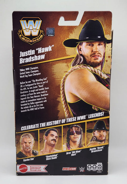 WWE Elite Collection Series- WWF Legends- Justin "Hawk" Bradshaw