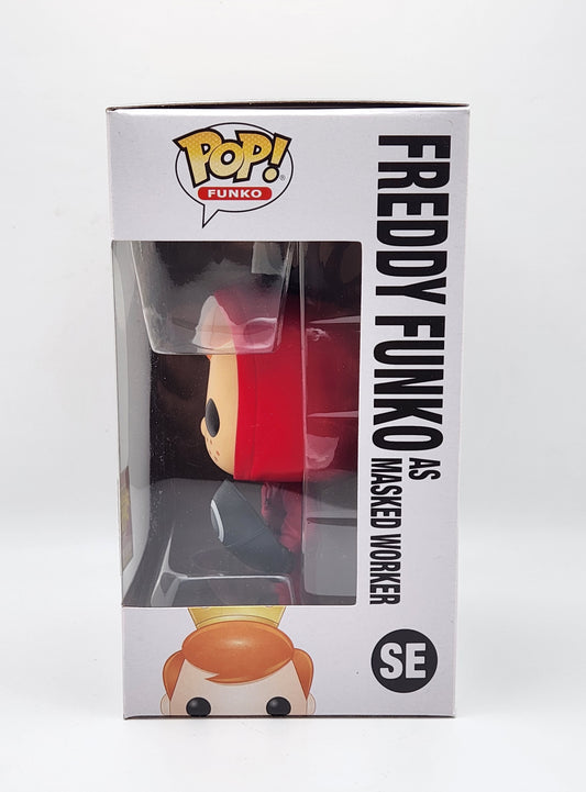 Funko Pop! SE- Fundays 2022 Blacklight Battle- Freddy Funko as Masked Woker (Circle)