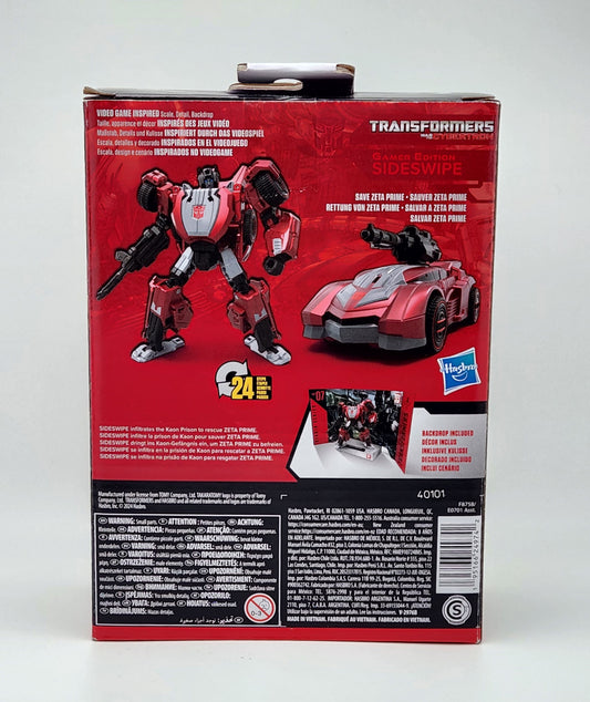 Transformers War for Cybertron- Studio Series 07- Sideswipe (Gamer Edition)