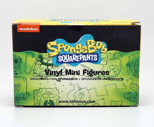 Kidrobot- Nickelodeon- Imaginaaation- Spongebob Squarepants and Spongebob Underpants (2-pack)