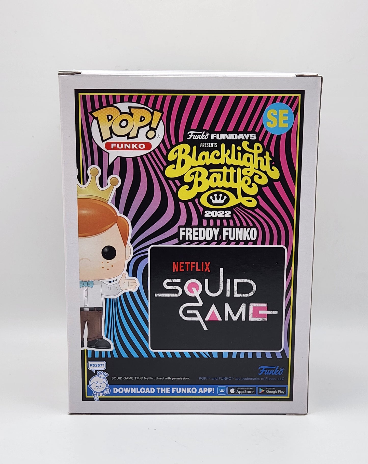 Funko Pop! SE- Fundays 2022 Blacklight Battle- Freddy Funko as Masked Woker (Circle)