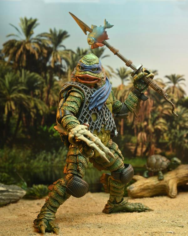 Teenage Mutant Ninja Turtles x Universal Monsters- Leonardo as Creature from the Black Lagoon (NECA)