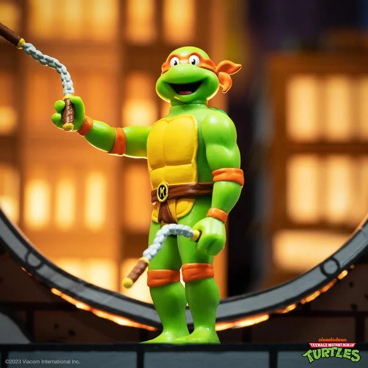 Super7 Reaction- Teenage Mutant Ninja Turtles- Michelangelo