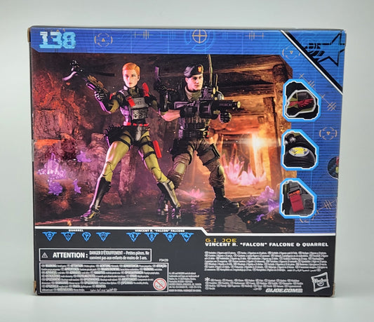G.I. Joe Classified Series- Vincent R. "Falcon" Falcone & Quarrel (Night Force)