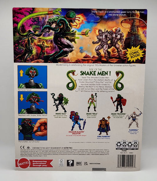 Masters of the Universe- Origins Deluxe Collection- Snake Face