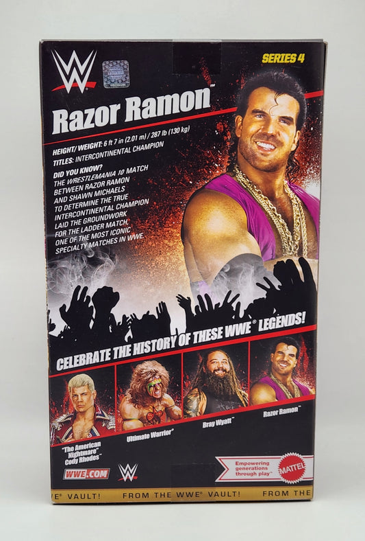 WWE Elite Collection Series- From The Vault Series 4- Razor Ramon (Purple Outfit)