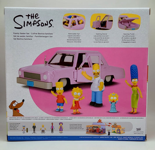 The Simpsons- Simpsons Family with Sedan