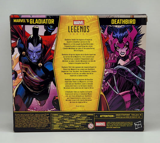 Marvel Legends Series: X-Men- Deathbird & Marvel's Gladiator (2-pack)