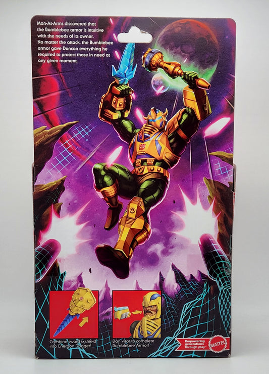 Masters of the Universe Origins x Transformers- Bumblebee Armor Man at Arms