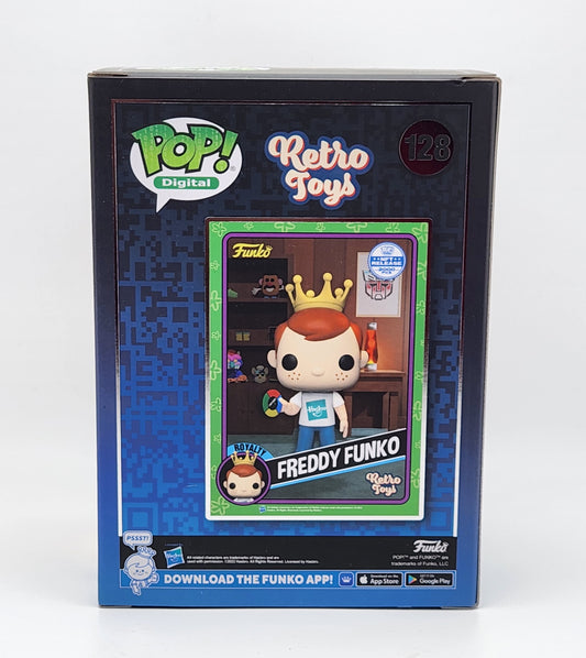 Funko Pop! Digital- Freddy Funko Holding up Simon (Retro Toys)