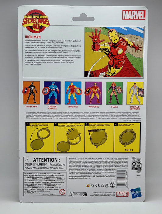 Marvel Legends Retro Collection Series- Secret Wars- Iron Man