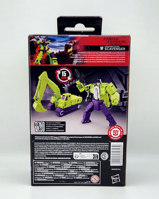 Transformers The Movie- Studio Series Deluxe Class- Constructicon Scavenger
