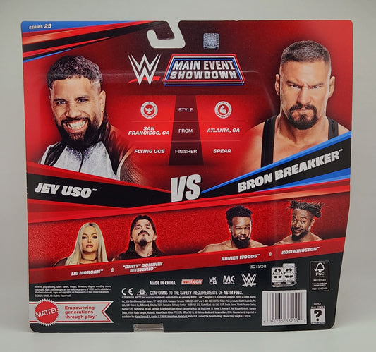 WWE Main Event Showdown- Jey Uso vs Bron Breakker (2-pack)