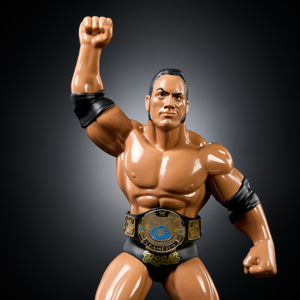 WWE LJN Superstars- The Rock (1980's Retro Collection Series)