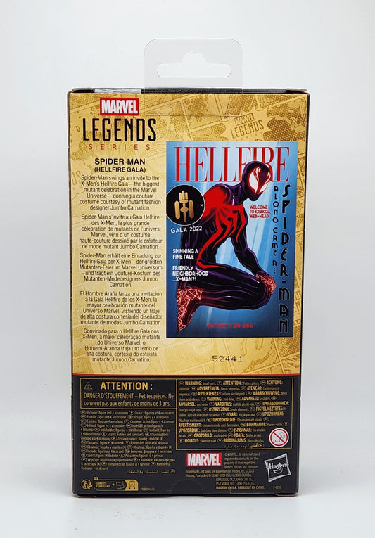Marvel Legends Series- The Amazing Spider-Man: Spider-Man (Hellfire Gala)