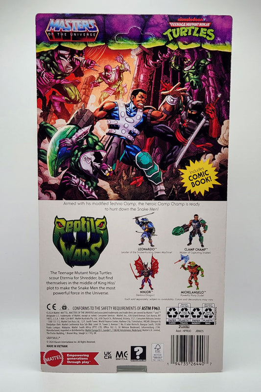 Teenage Mutant Ninja Turtles x Masters of the Universe- Turtles of Grayskull: Clamp Champ
