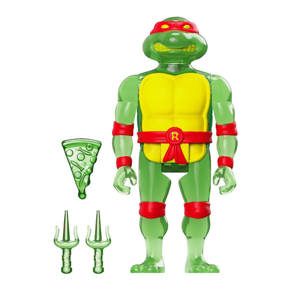 Super7 Reaction- Teenage Mutant Ninja Turtles- Raphael (Mutagen Ooze)