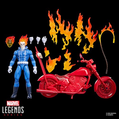 Marvel Legends Series Collection- Johnny Blaze with Motorcycle