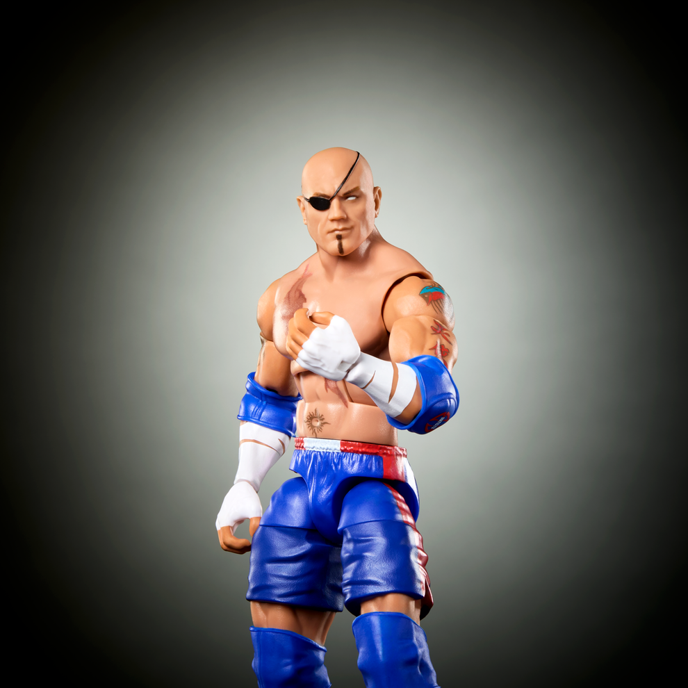 WWE x Street Fighter Elite Collection Series- Batista as Sagat
