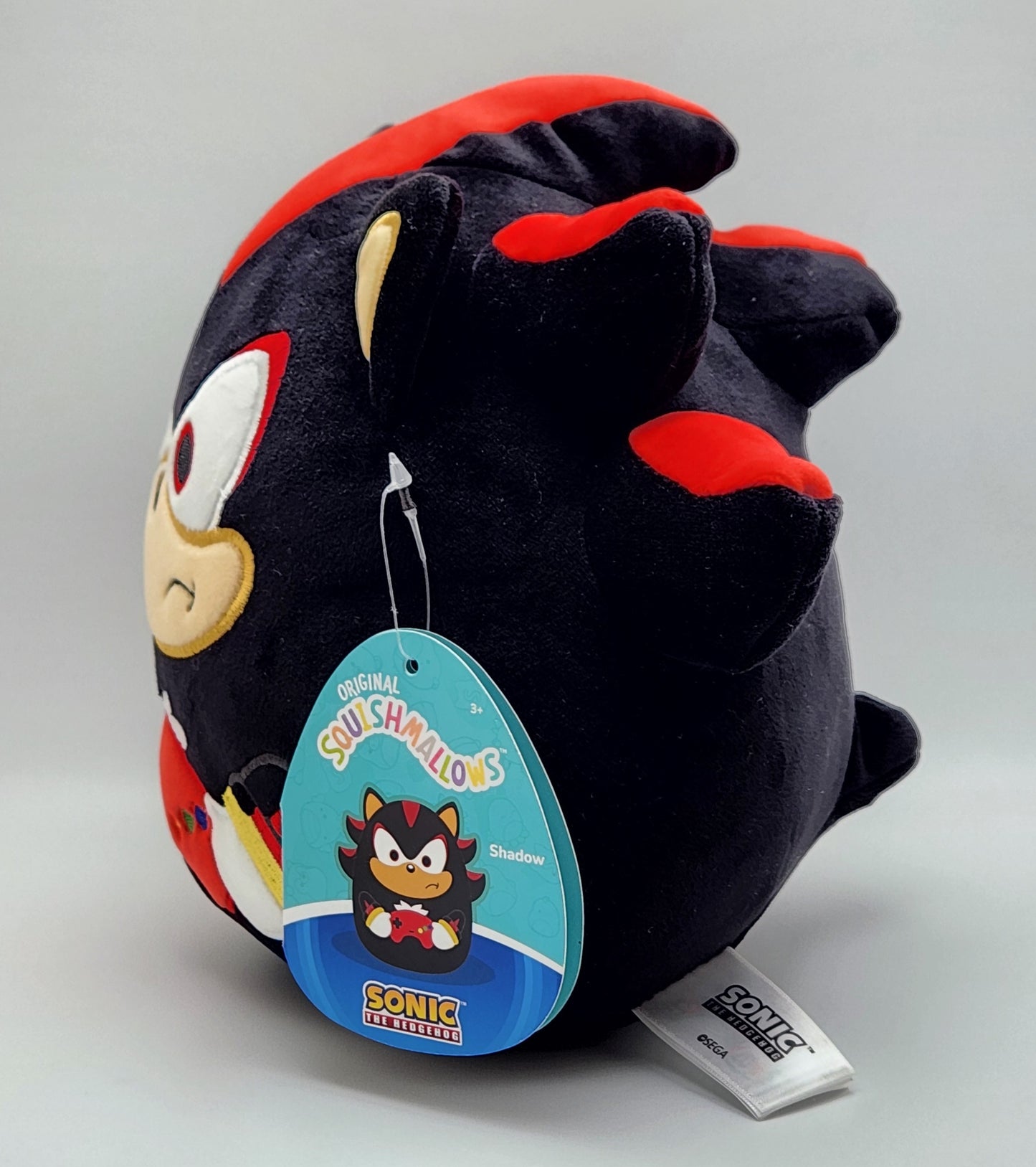 Squishmallows- Sonic the Hedgehog- Gamer Shadow the Hedgehog (8")