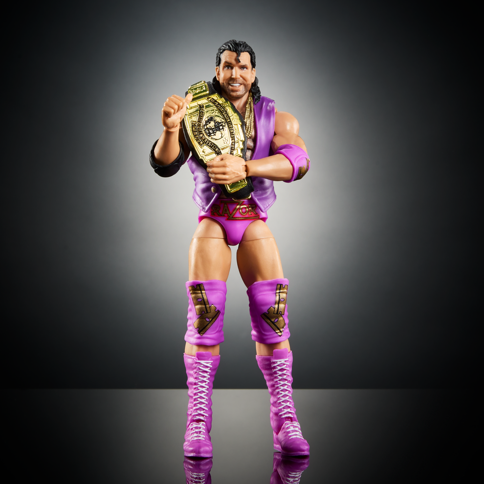 WWE Elite Collection Series- From The Vault Series 4- Razor Ramon (Purple Outfit)