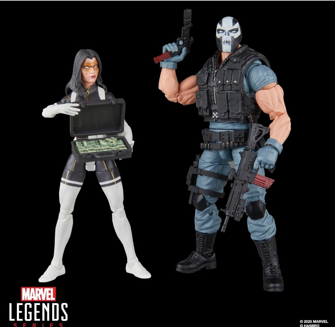Marvel Legends Series- Madame Masque & Crossbones (Marvel Super-Villains) 2pack