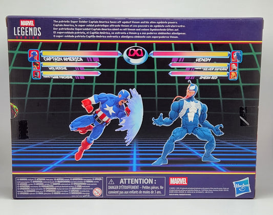 Marvel Legends Series- Gamerverse- Captain America vs Venom (2-pack)