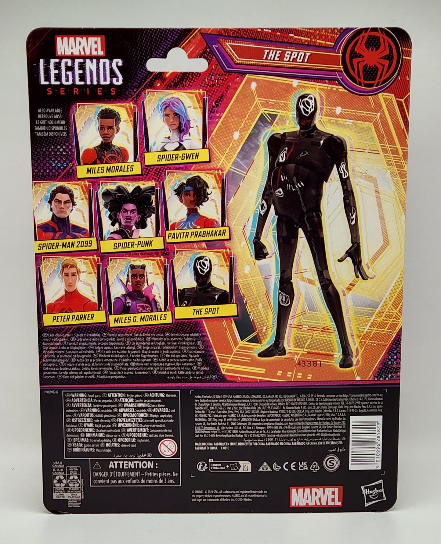 Marvel Legends Retro Collection Series: Spider-Man: Across the Spider-Verse- The Spot