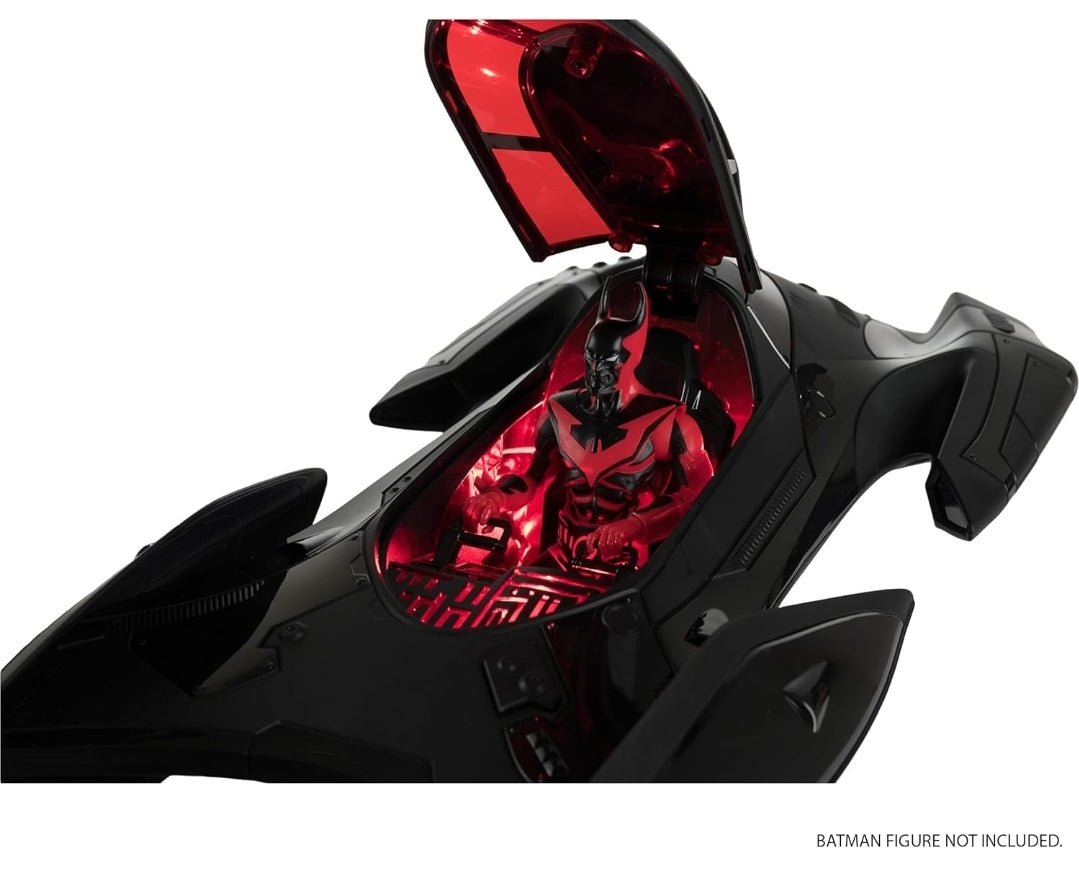 DC Multiverse- Batmobile Vehicle (Batman Beyond) w/ Lights & Sounds