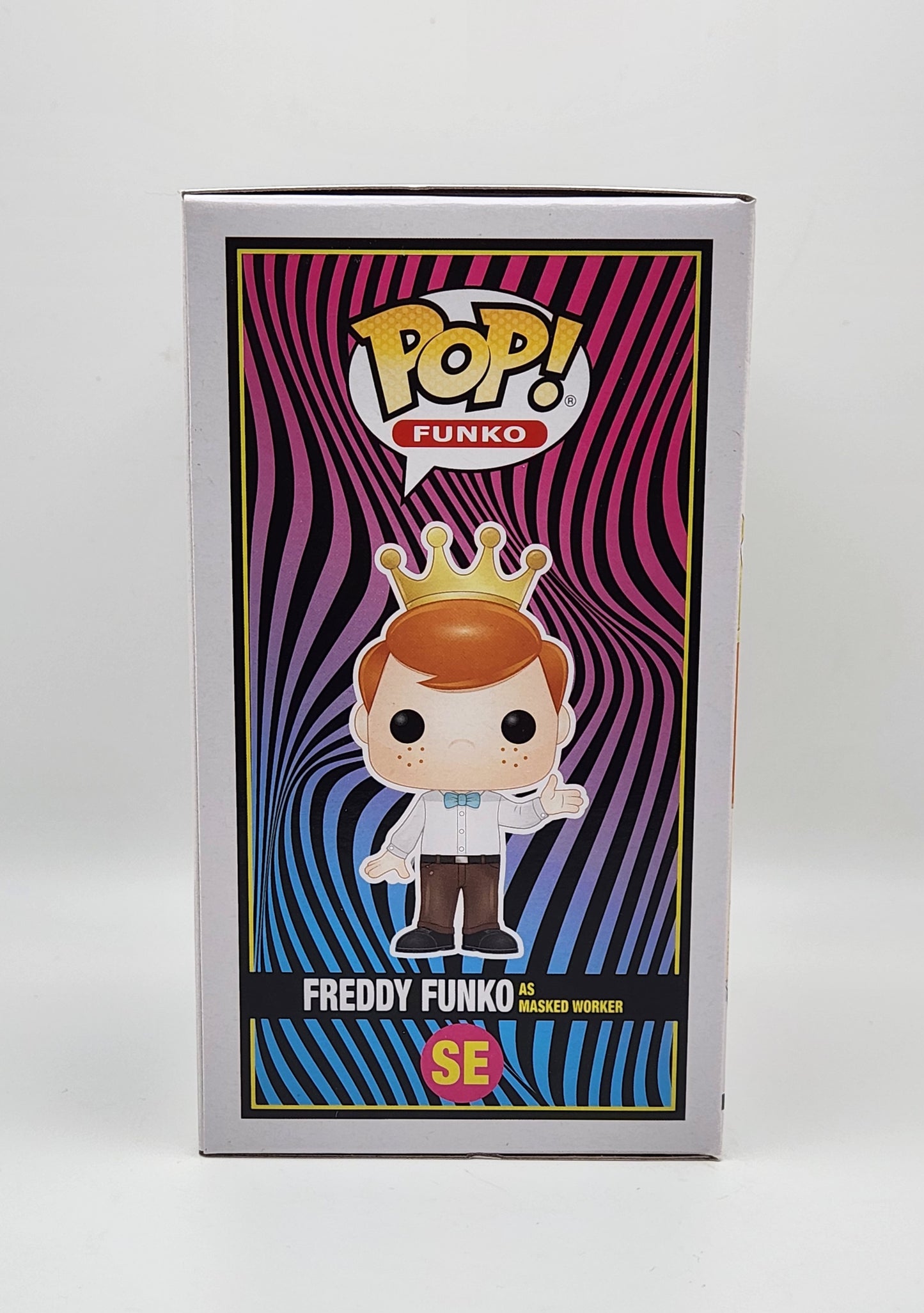 Funko Pop! SE- Fundays 2022 Blacklight Battle- Freddy Funko as Masked Woker (Circle)