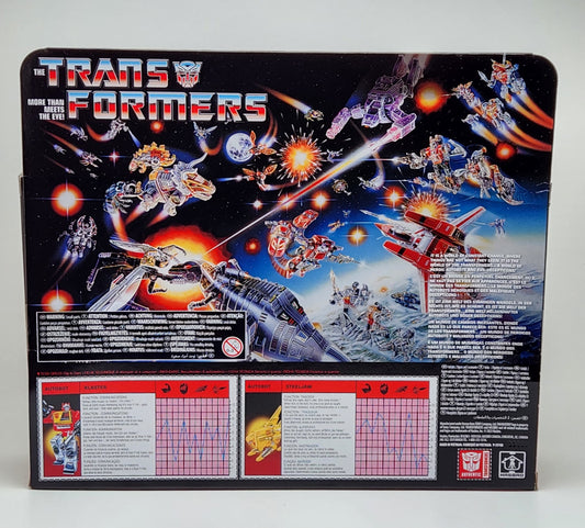 Transformers- 40th Anniversary- Autobot Blaster and Steeljaw