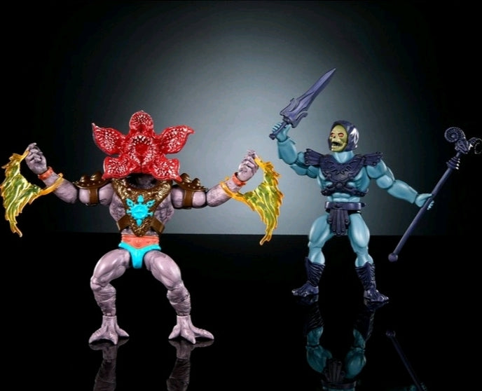 He-Man and the Masters of the Universe x Stranger Things: Skeletor vs Demogorgon (2pack)