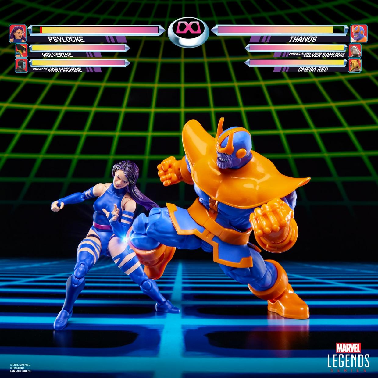 Marvel Legends Series- Gamerverse- Psylocke vs Thanos (2-pack)