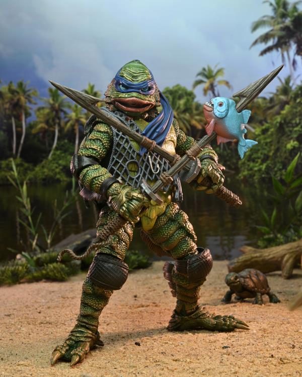 Teenage Mutant Ninja Turtles x Universal Monsters- Leonardo as Creature from the Black Lagoon (NECA)