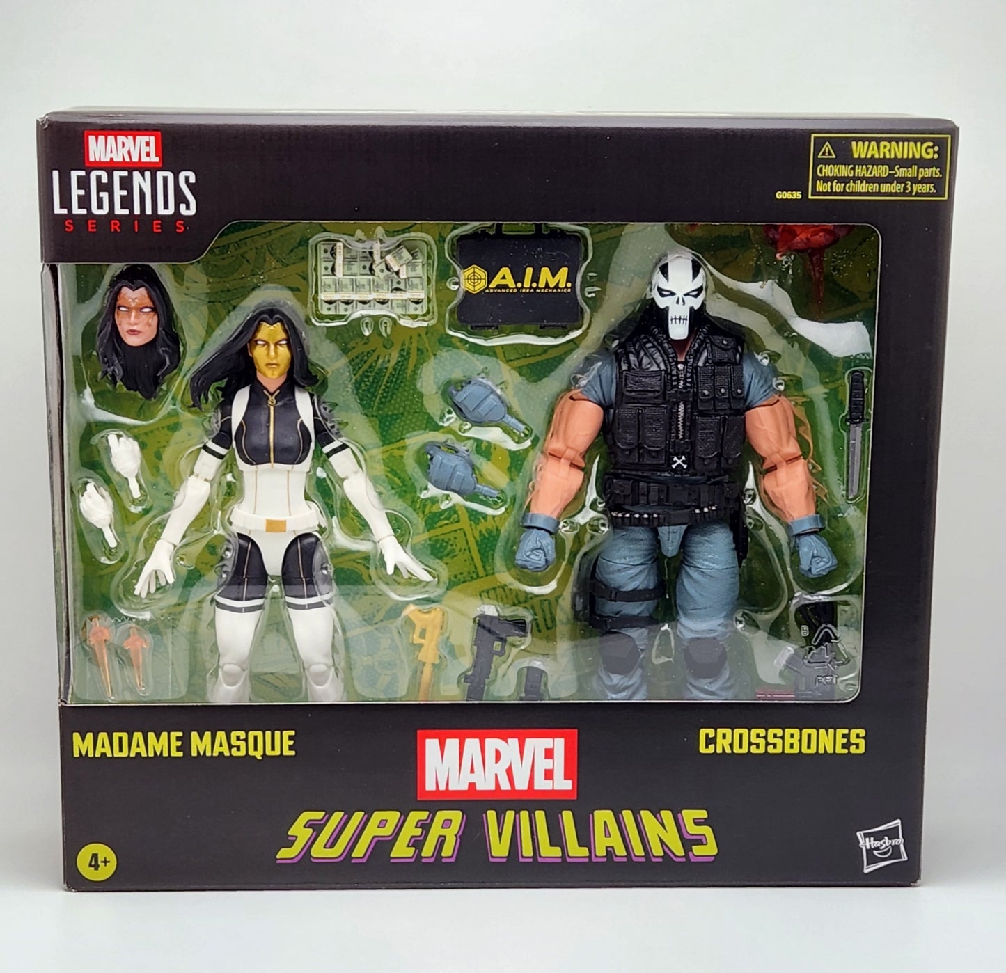 Marvel Legends Series- Madame Masque & Crossbones (Marvel Super-Villains) 2pack