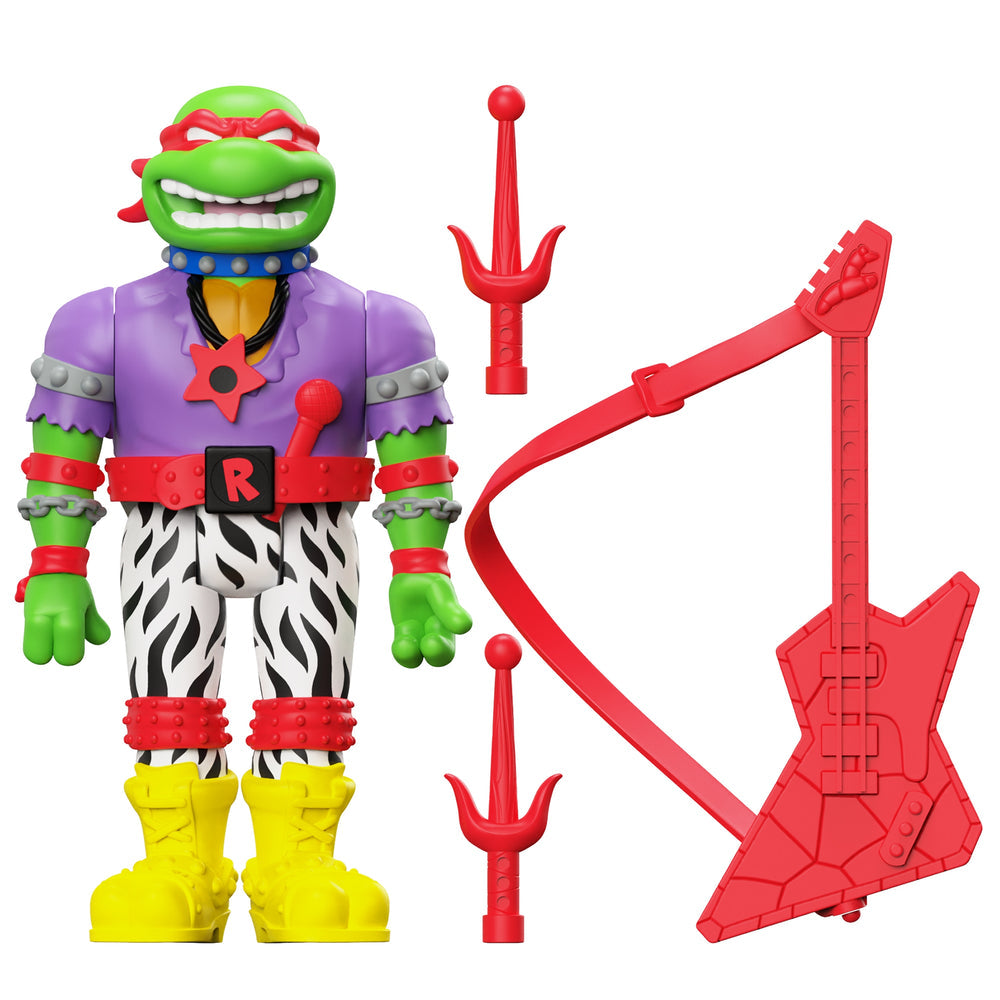 Super7 Reaction- Teenage Mutant Ninja Turtles- Heavy Metal Raphael