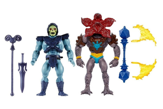 He-Man and the Masters of the Universe x Stranger Things: Skeletor vs Demogorgon (2pack)